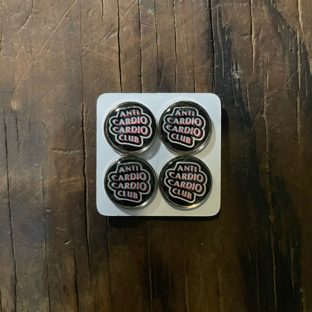 ANTI CARDIO CARDIO CLUB - MAGNET BIB NUMBER