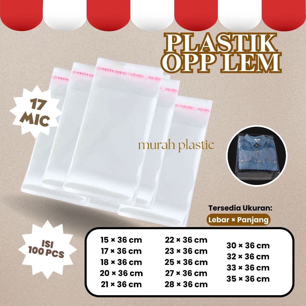 พลาสติก OPP GLUE 15X36; 17X36; 18X36; 20X36; 21X36; 22X36; 23X36; 25X36; 28X36; 30X36; 32X36; 33X36;