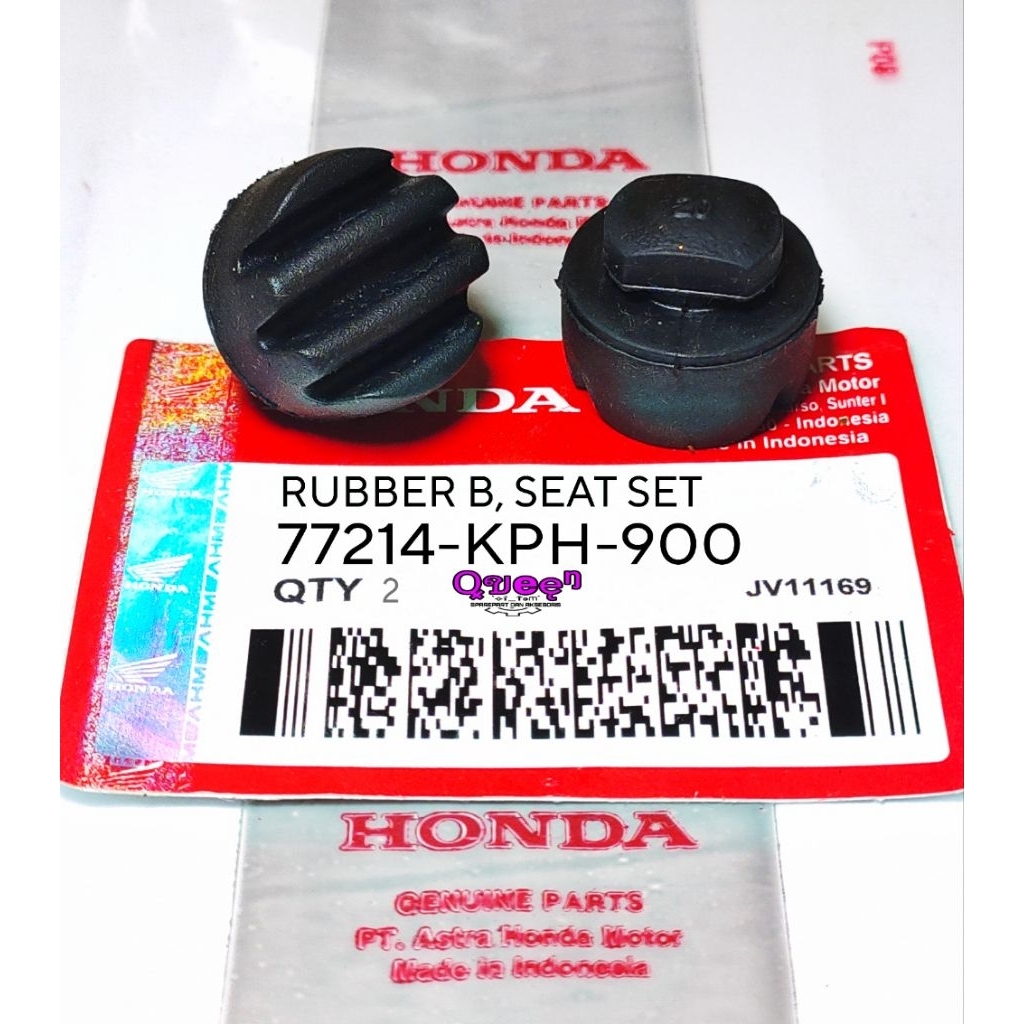 Honda 77214-KPH-900 Supra X Scoopy Spacy Supra GTR Rubber B Seat Set Honda Beat คาร์บูเรเตอร์ Scoopy
