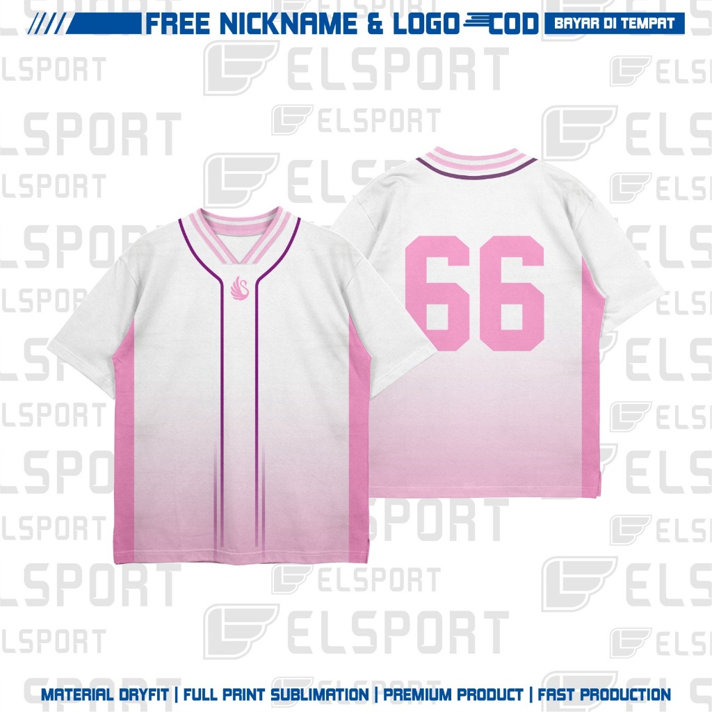 Oversize Jersey TG 008 พิมพ์เต็มฟรี Nickname & Number