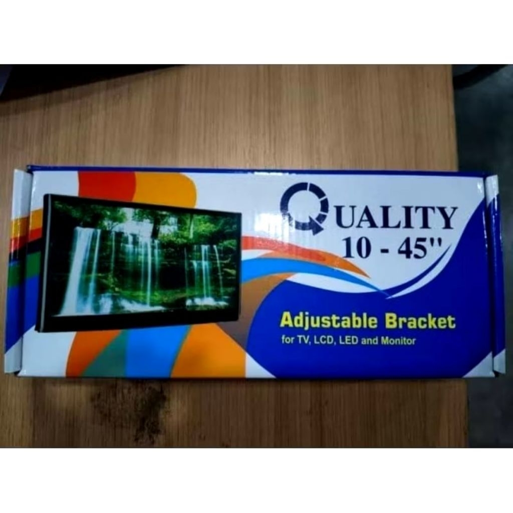 QUALITY 10-45 INCH ADJUSTABLE LED / LCD TV BRECKET 10-45 INCH STURDY & STRONG