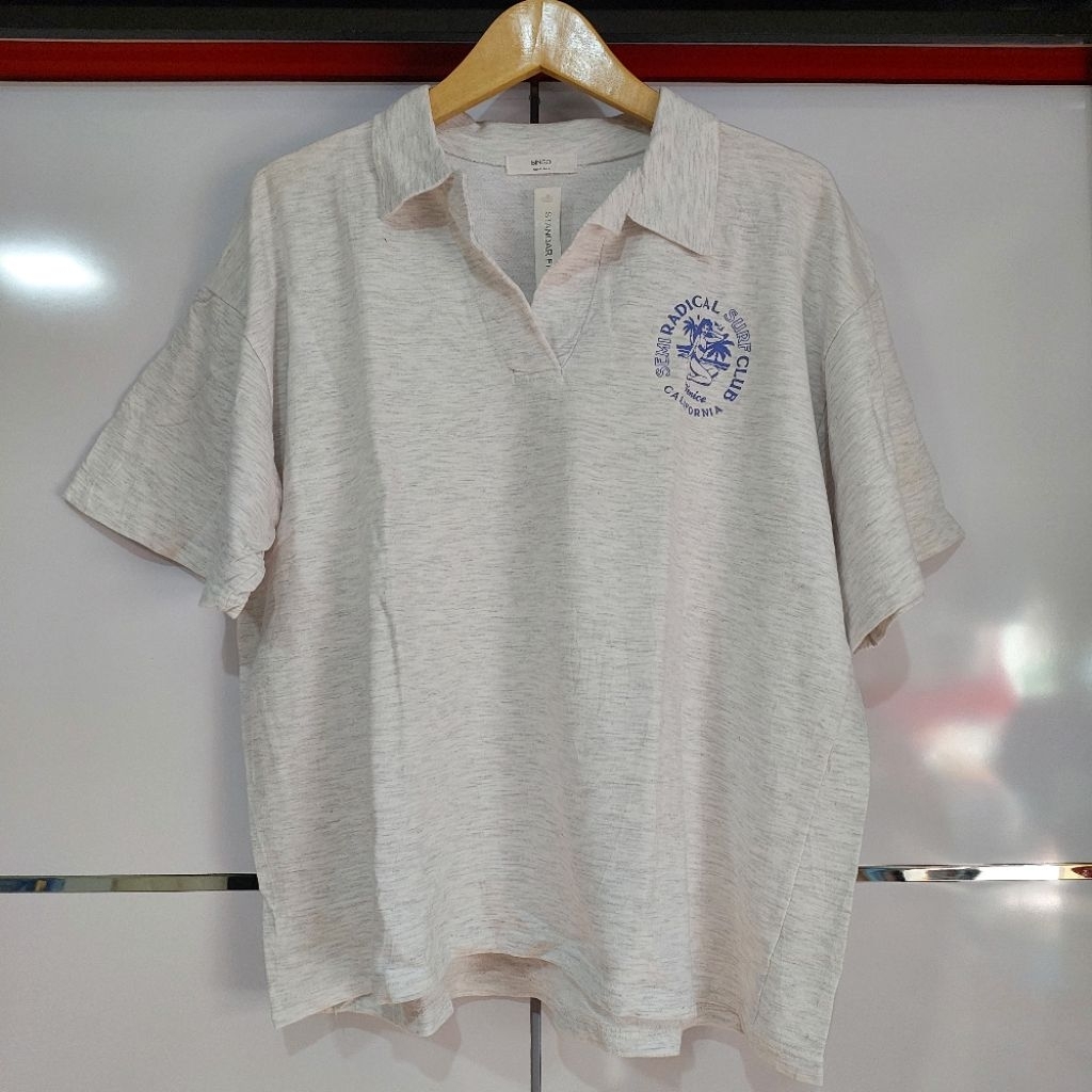 <<FASHION STANDARD ALL 59K>> เสื้อยืดคอปกนําเข้าบิงโกขนาดใหญ่ วัสดุดีมาก