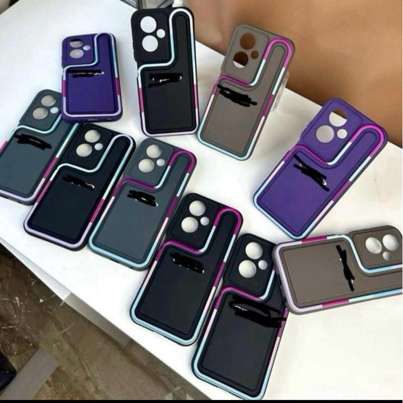 CASE LIST RAINBOW LOGO REALME 5 C11 10 4G 11PRO 12 12PLUS 12PRO C12 C15 C20 C21Y C25 C30 C30S C31 C3