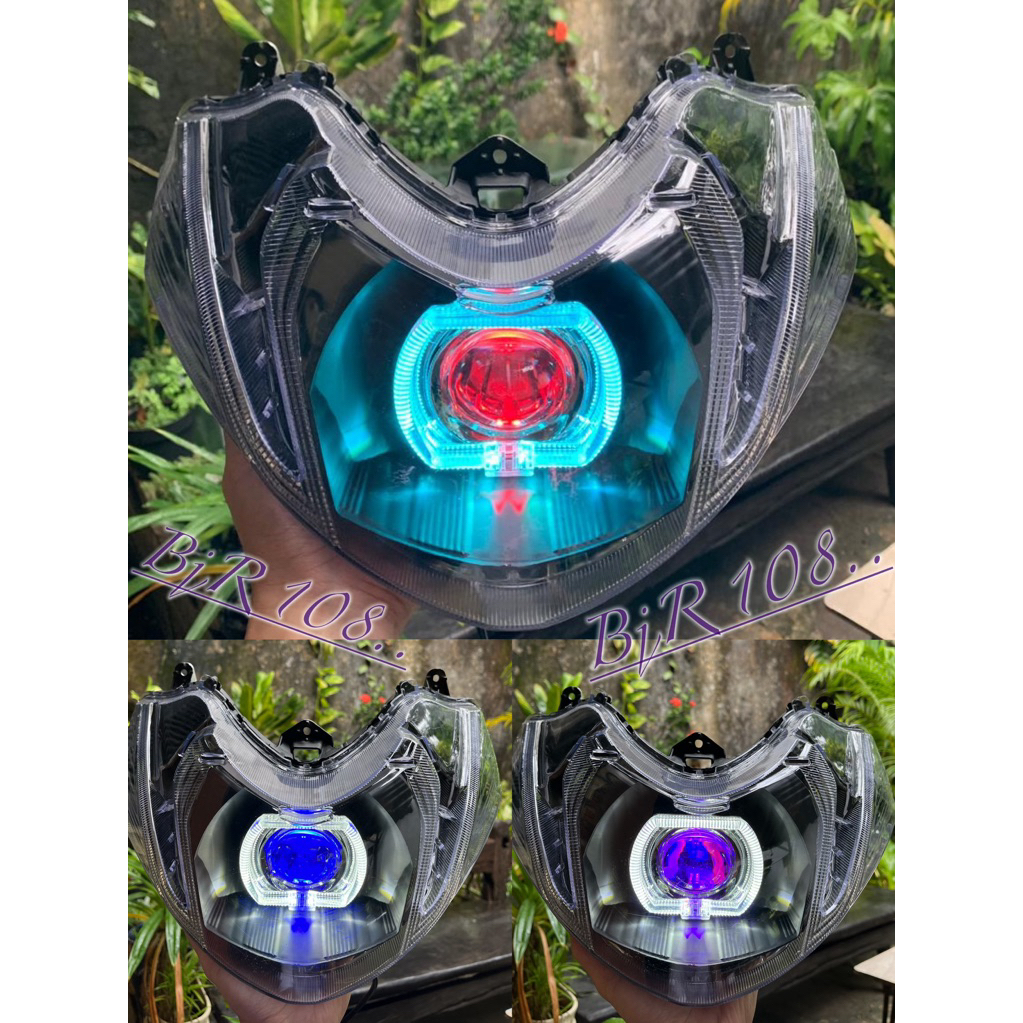 SM Reflectorswt bed al โปรเจคเตอร์ไฟหน้า yamaha mio m3 mio z mio 125 3.5 นิ้ว เพียงเชื่อมต่อกับรถจัก