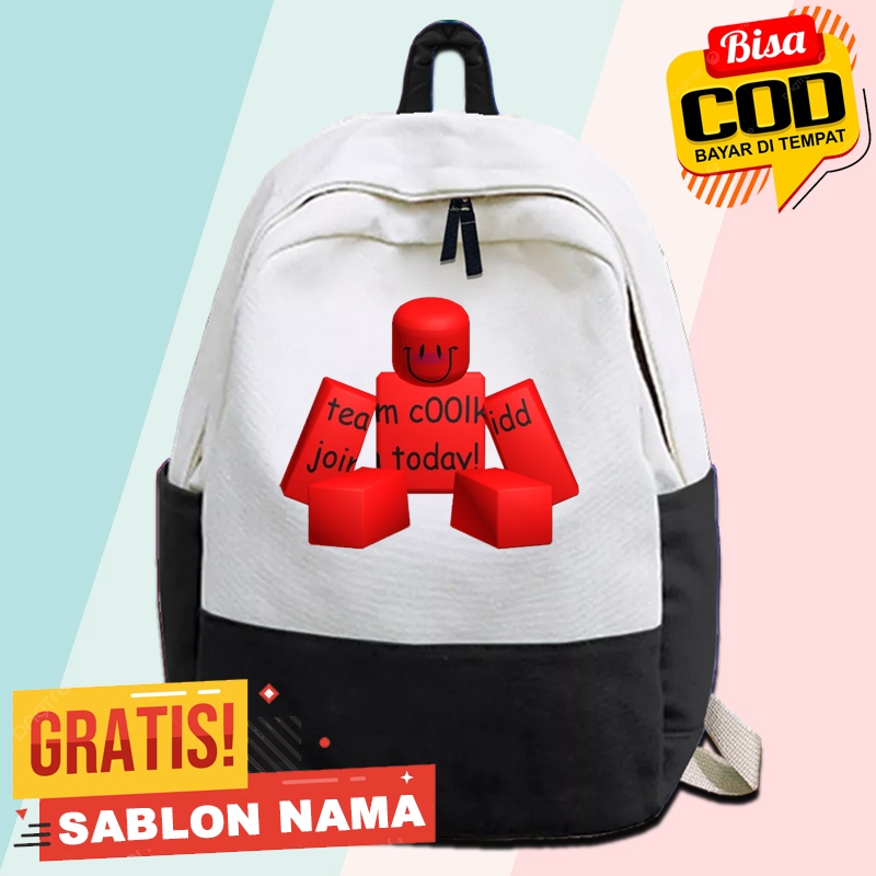 COOLKIDD Forsaken ROBLOX กระเป๋าเป้เด็ก / COOLKIDD Forsaken ROBLOX School กระเป๋าเป้เด็ก - พิมพ์ชื่อ