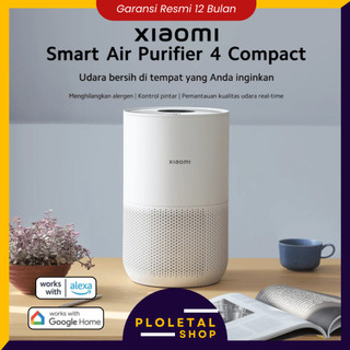 Xiaomi Smart Air Purifier 4 Compact Pembersih Udara Up To 27m2 App Control Aplikasi Penyaring Udara Mi Purifier