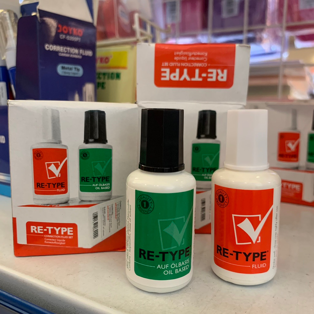 Tip Ex Kyad Re-Type Set 9200 Re-type TIP EX CAN BE ERASED