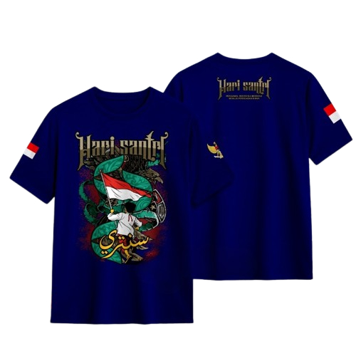 KATUN National Santri Day T-Shirt 2025 Official V-3 โลโก้กระทรวงศาสนา | HSN 2025 | เสื้อคอตตอน ดิสโท