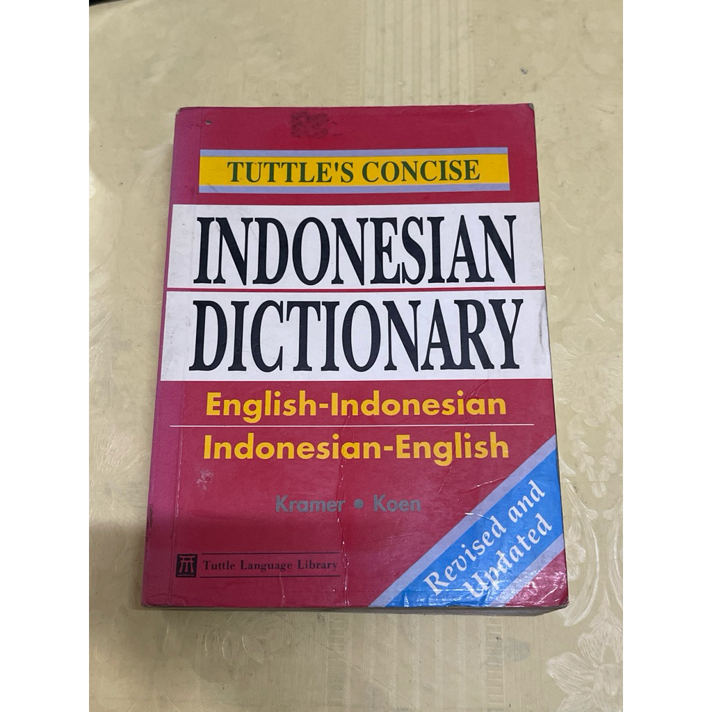 TUTTLES CONCISE INDONESIAN DICTIONARY ENGLISH โดย KRAMER KOEN