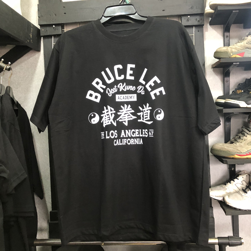 KATUN Bruce Lee Jeet KUNE DO ACADEMY เสื้อยืดวินเทจผ้าฝ้าย 100% 30s วัสดุผ้าฝ้ายหวี || ไซส์ SML XL X