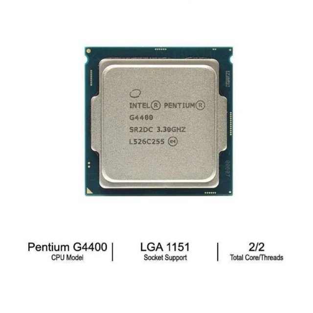 INTEL G4400 Gen6 3.3Ghz LGA 1151 PROCESSOR พร้อมการรับประกัน