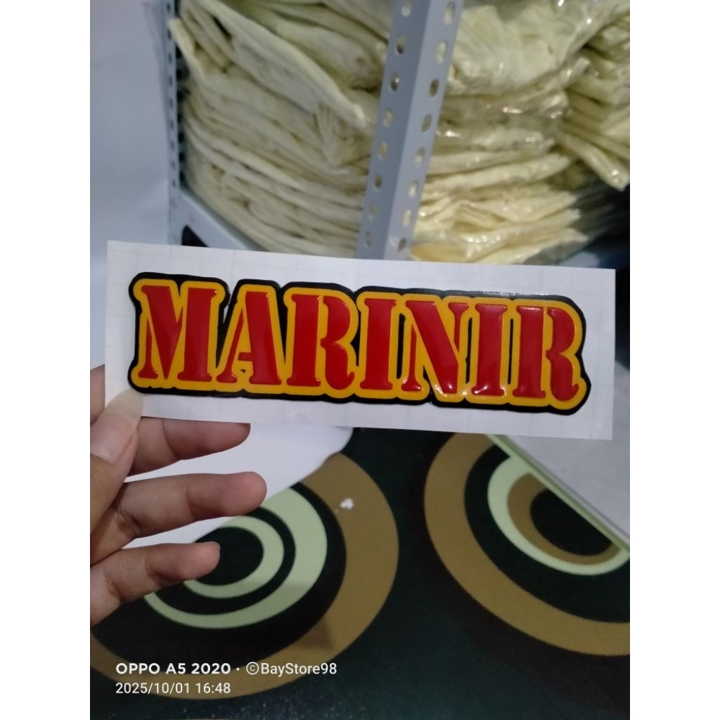 สติ๊กเกอร์นูนเขียนทะเล Baystore98 15 cm