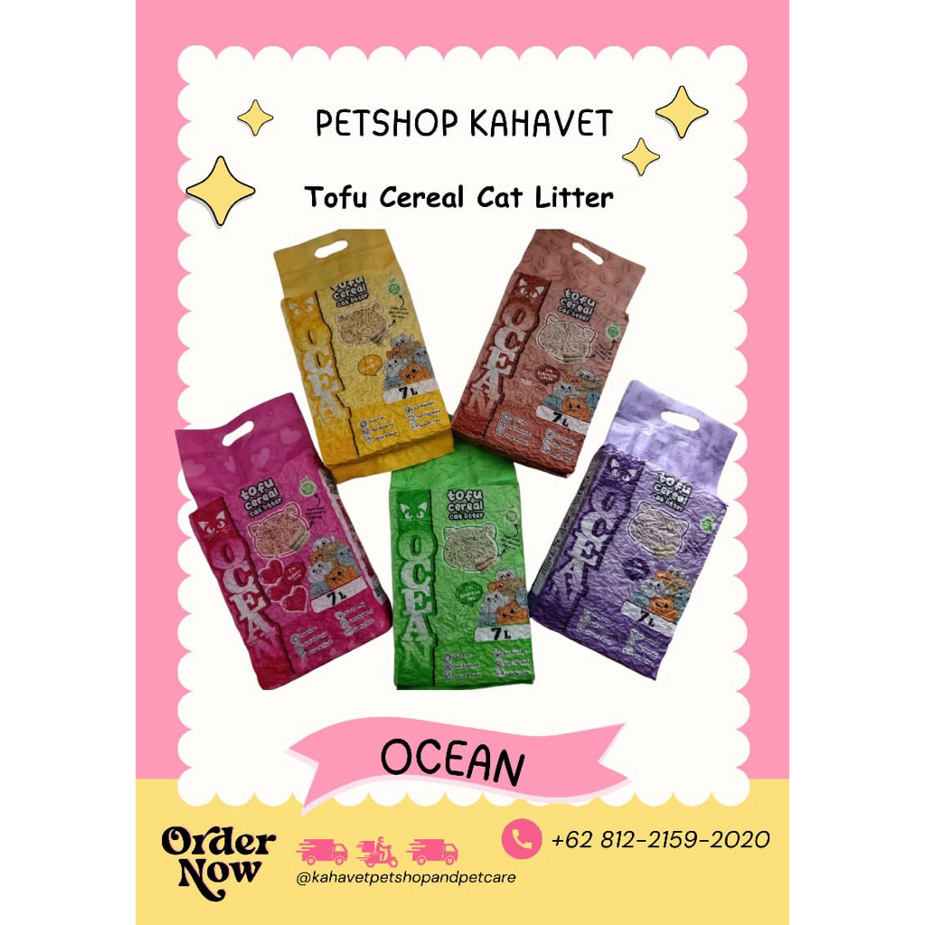OCEAN 7 ลิตร TOFU CAT SAND