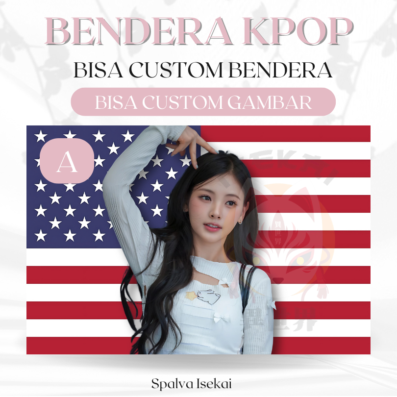 ธงอเมริกัน KPOP YIHYUN BABY DONT CRY / โปสเตอร์ KPOP / KPOP FLAG Jo Yi Hyun / KPOP Tapestry / พรม Kp