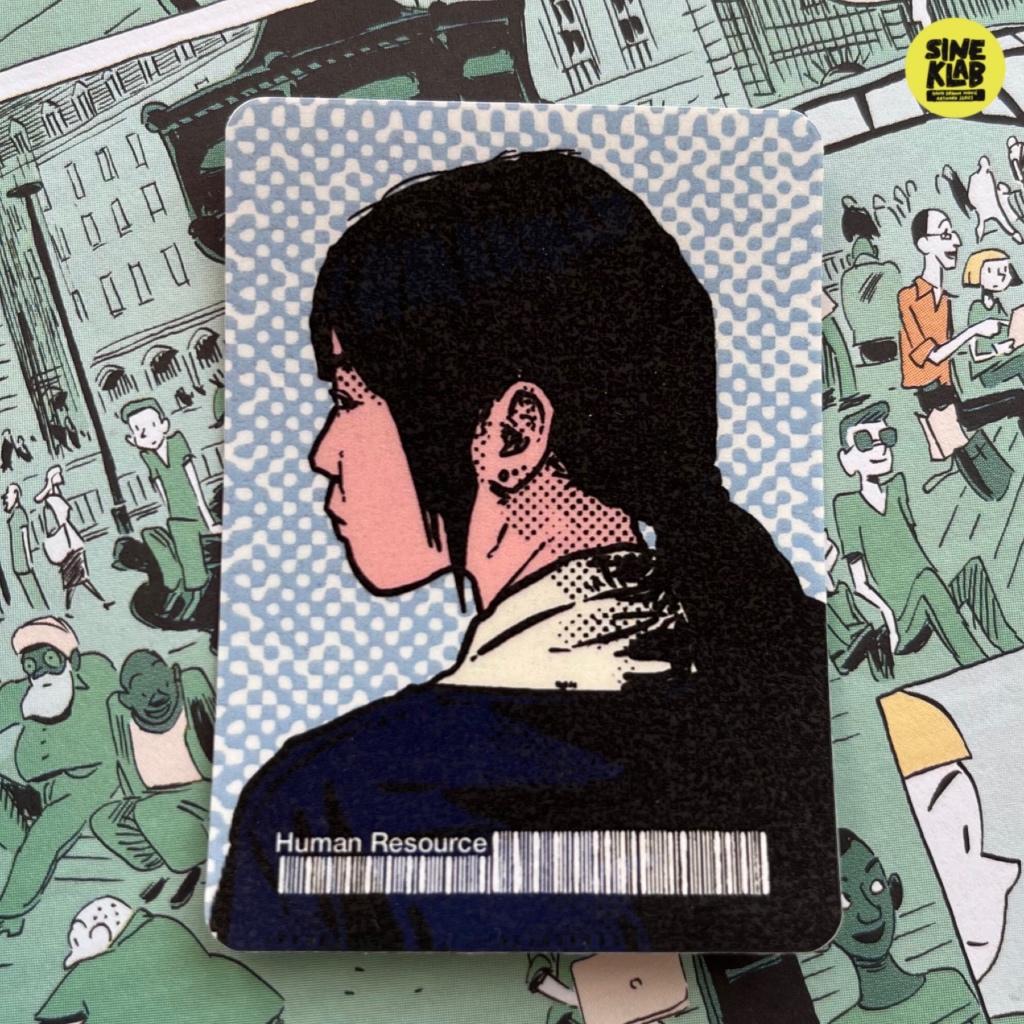 Sineklab - HUMAN RESOURCE Sticker - Film / Movie / Cinema / Series / Laptop Sticker Edition