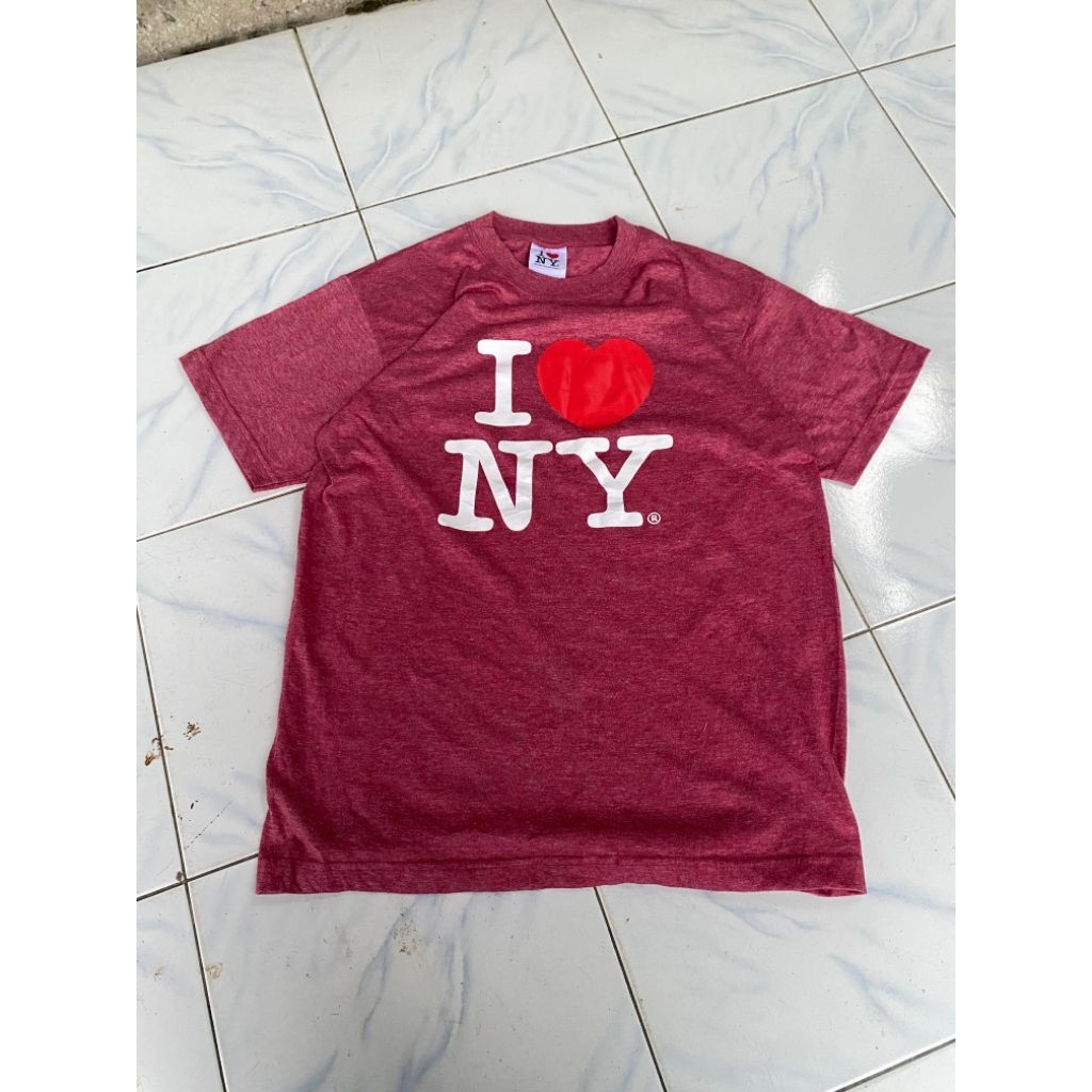 เสื้อยืด i love ny**