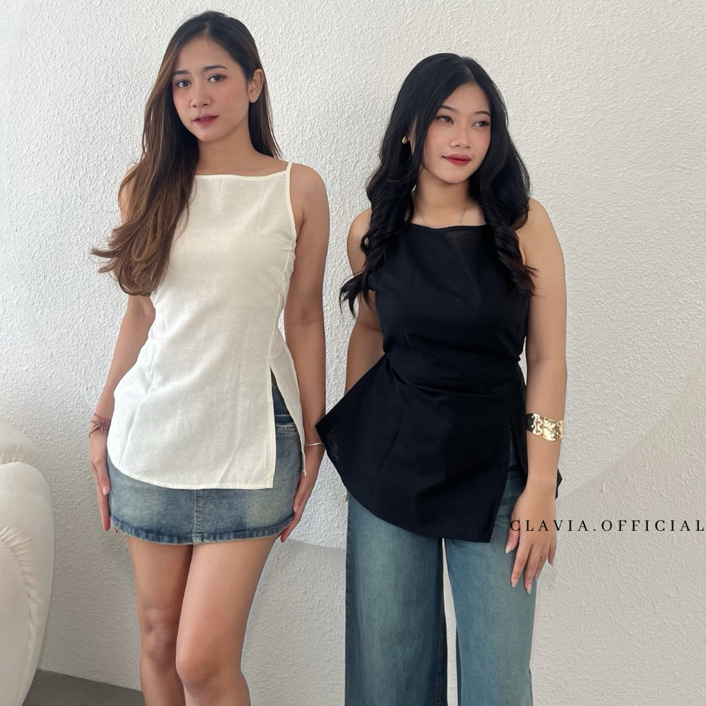 CLAVIA - เสื้อ Jace | เสื้อท็อปลินินผู้หญิง