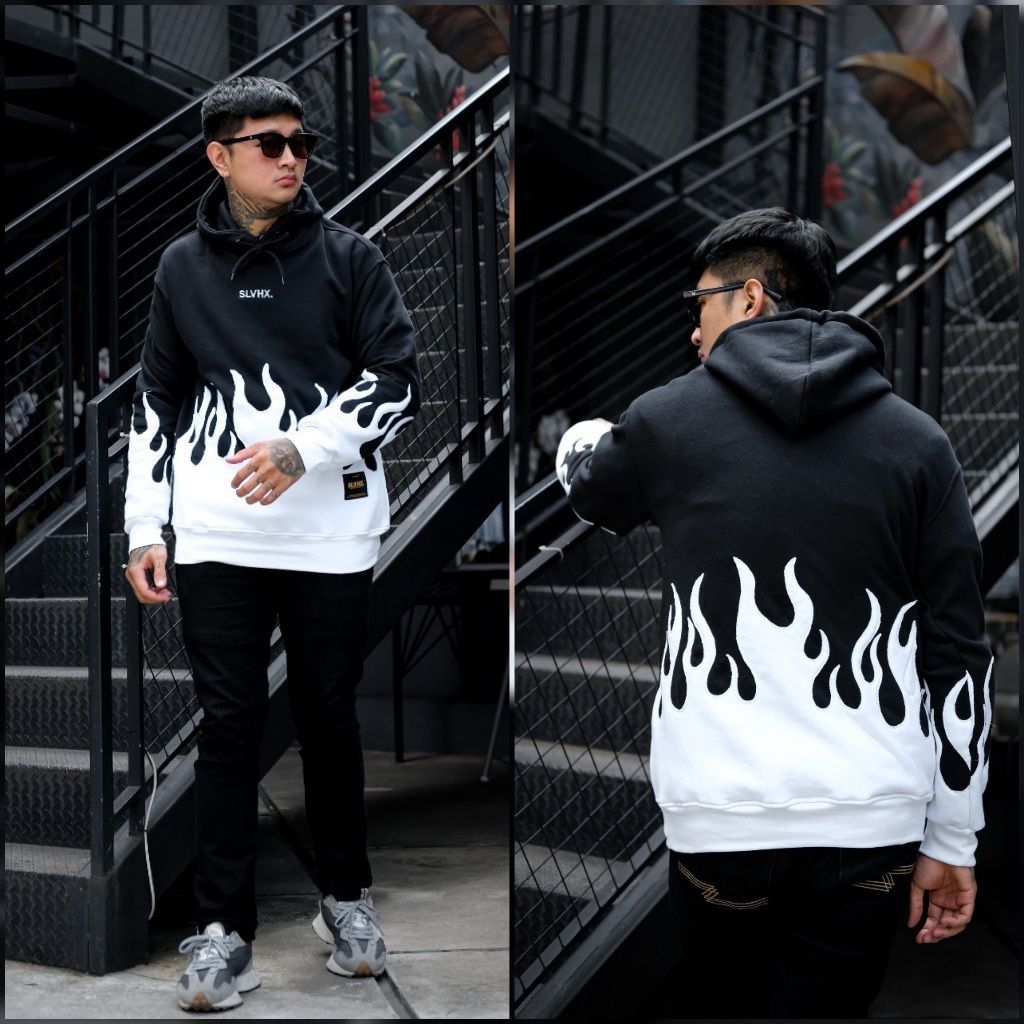 Original Salvio Hexia Rework Hoodie - เสื้อกันหนาวขนแกะผ้าฝ้ายสําหรับผู้ชายและผู้หญิง