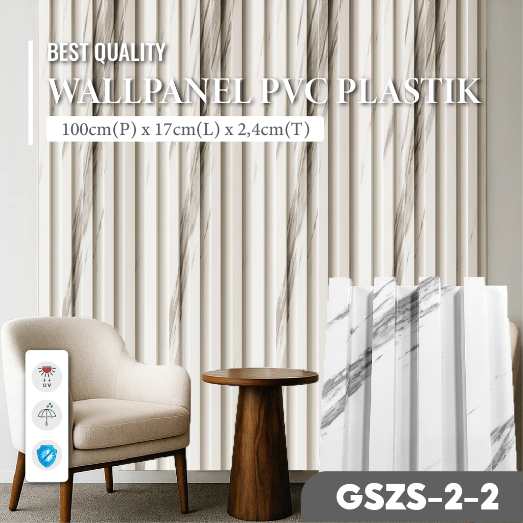 Wall Wpc Wood Panel Wallpole Wpc Pvc Wood Motif Wall ขนาด 1 เมตร