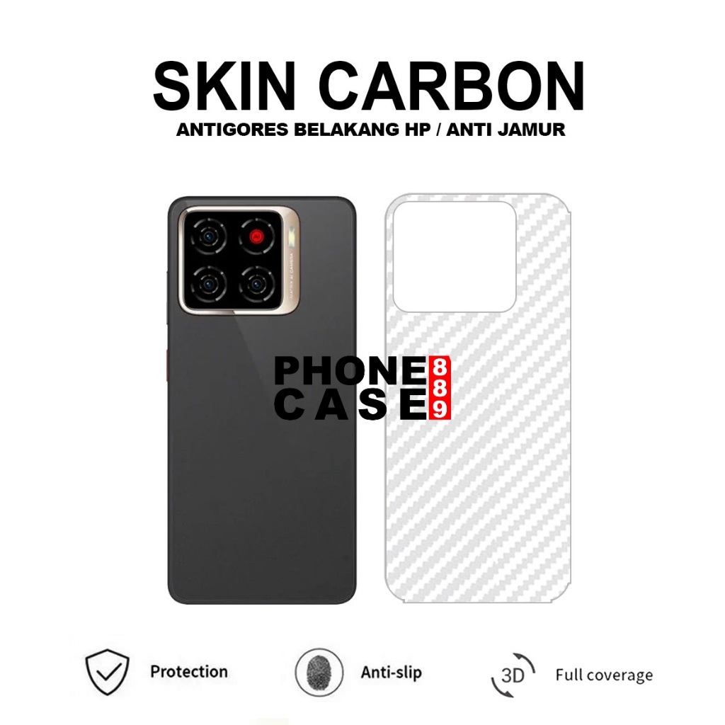 NUBIA A56 NUBIA A36 NUBIA FOCUS 2 SKIN CARBON TRANSPARENT ANTI-SCRATCH ANTI-FUNGUS NUBIA A56 NUBIA A