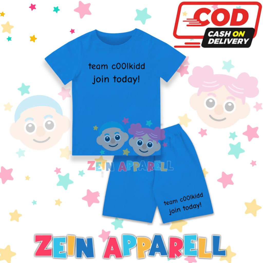 ชุดเสื้อยืดสําหรับเด็ก Team Coolkid - Team Coolkid Join Today ชุดเสื้อผ้าเด็ก