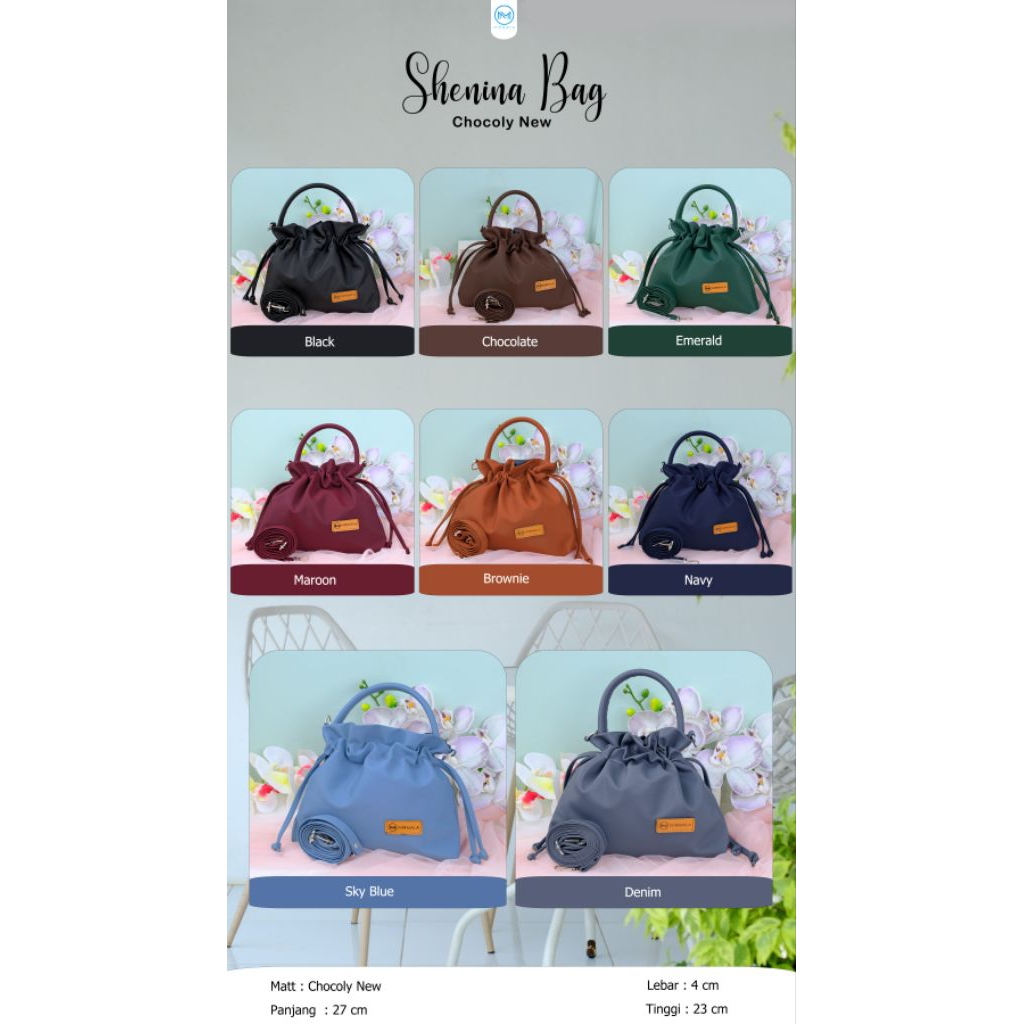 [PRE ORDER 02 - 08 OCT] Shenina Bag by Nirmala