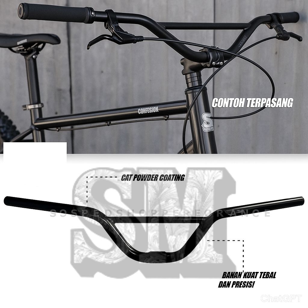 HANDLEBAR HANDLE BAR / SUNRISE BAR 25.4MM