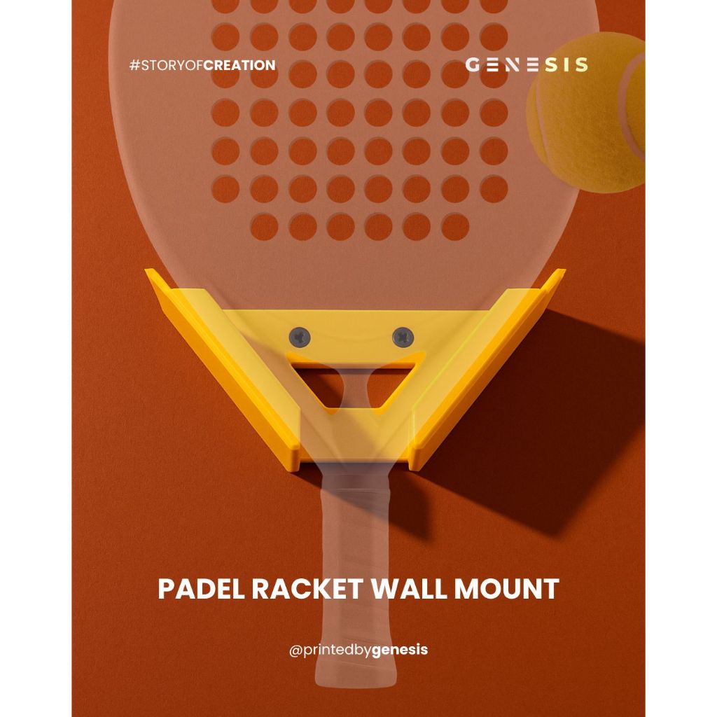 GANTUNGAN Padel Racket Wall Mount Bracket Holder / Padel Racket Wall Hanger