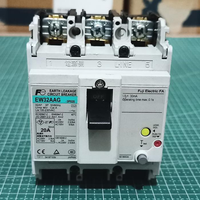 ELCB Fuji Electric EW32AAG 20A 30mA 3P