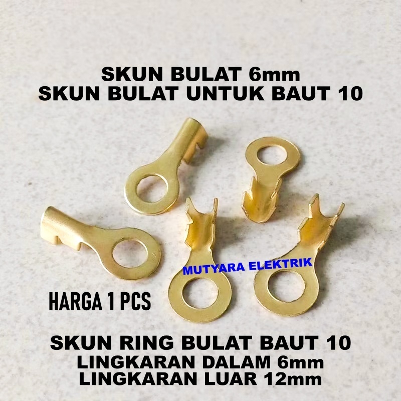 Skun Ring Bolt 10/Skun Round Bolt 10/Skun Aki M6 Bolt 10/Skun M6/Skun Mass Bolt 10/ Skun Cable M6/Sk