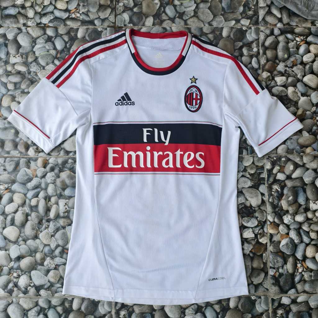 เสื้อแข่ง AC Milan Away ของแท้ 2012 7 Robinho ไซส์ S