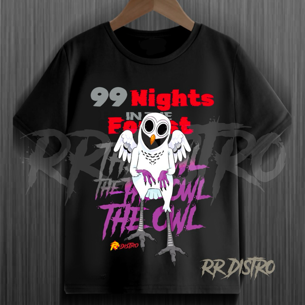 99 Night in the Forest Roblox เสื้อยืดเด็กนกฮูก / 99 night in the forrest เด็ก / 99 night in the For