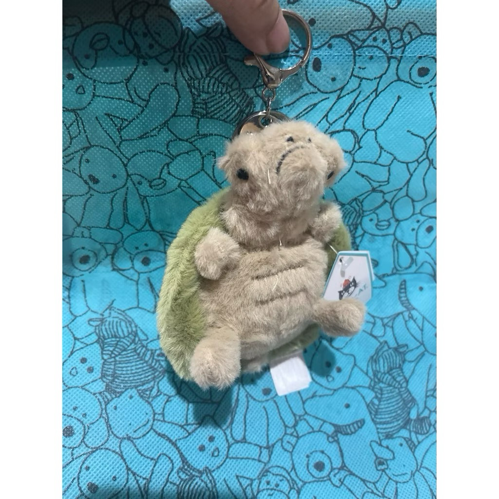 [ฟรี DUSTBAG] JELLYCAT SAD TURTLE BAGCHARM KEYCHAIN