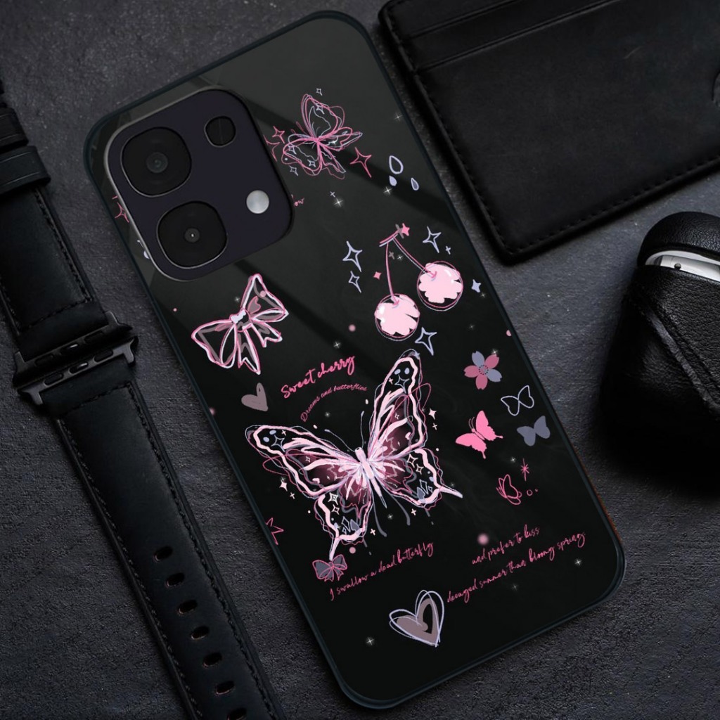 HP Softcase Glass Oppo A6 Pro [BSG-80] - เคสโทรศัพท์ Oppo A6 Pro ล่าสุด - เคสกระจกอะคริลิค Oppo A6 P