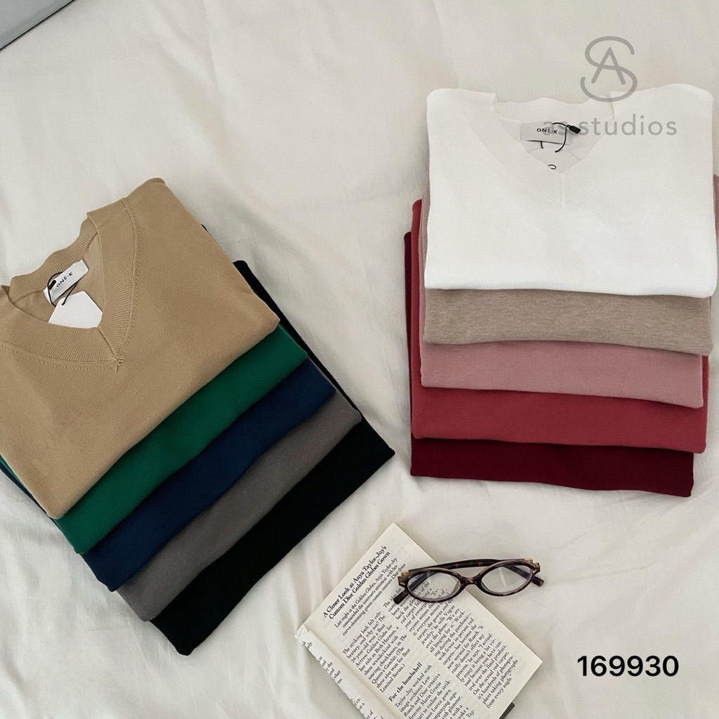 แบรนด์ ONE K 169930 เสื้อไหมพรมไซส์ใหญ่