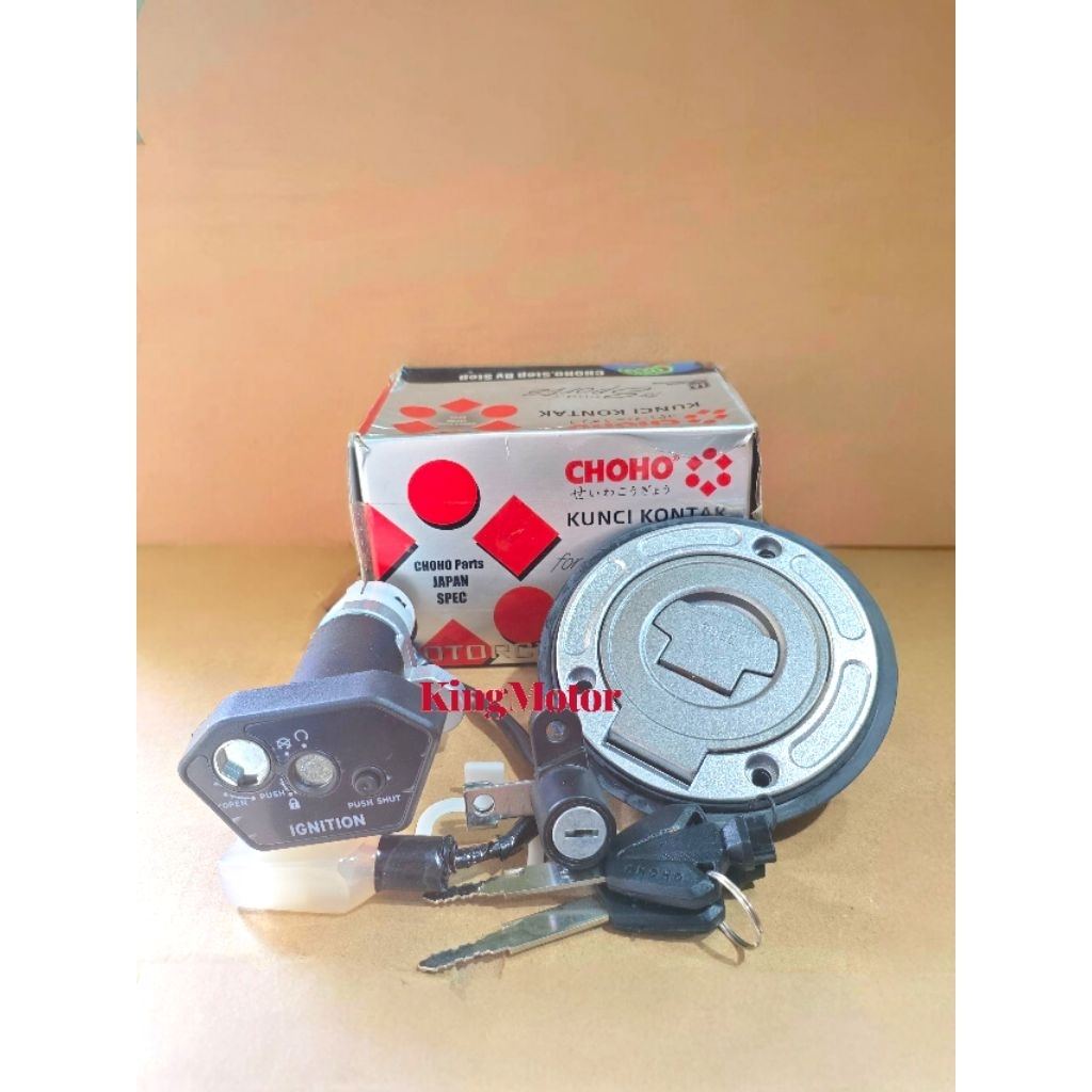 IGNITION KEY SET + CHHO TANK CAP (BK8) VIXION NEW LED BK8 SUPER QUALITY