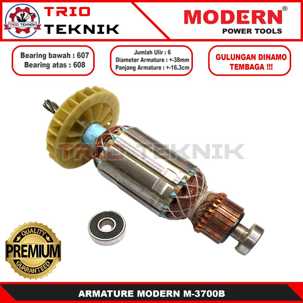 MESIN เครื่องเลื่อยตุ้มปี่สมัยใหม่ Armature M-3700 B