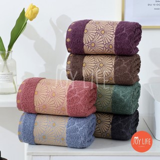 Handuk Mandi Katun 70x140 Handuk Dewasa Handuk Katun Sunflower Daya Serap Tinggi Merek TOWEL