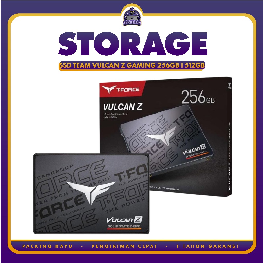SSD TEAM VULCAN Z GAMING 256GB I 512GB SATA III การรับประกันอย่างเป็นทางการ