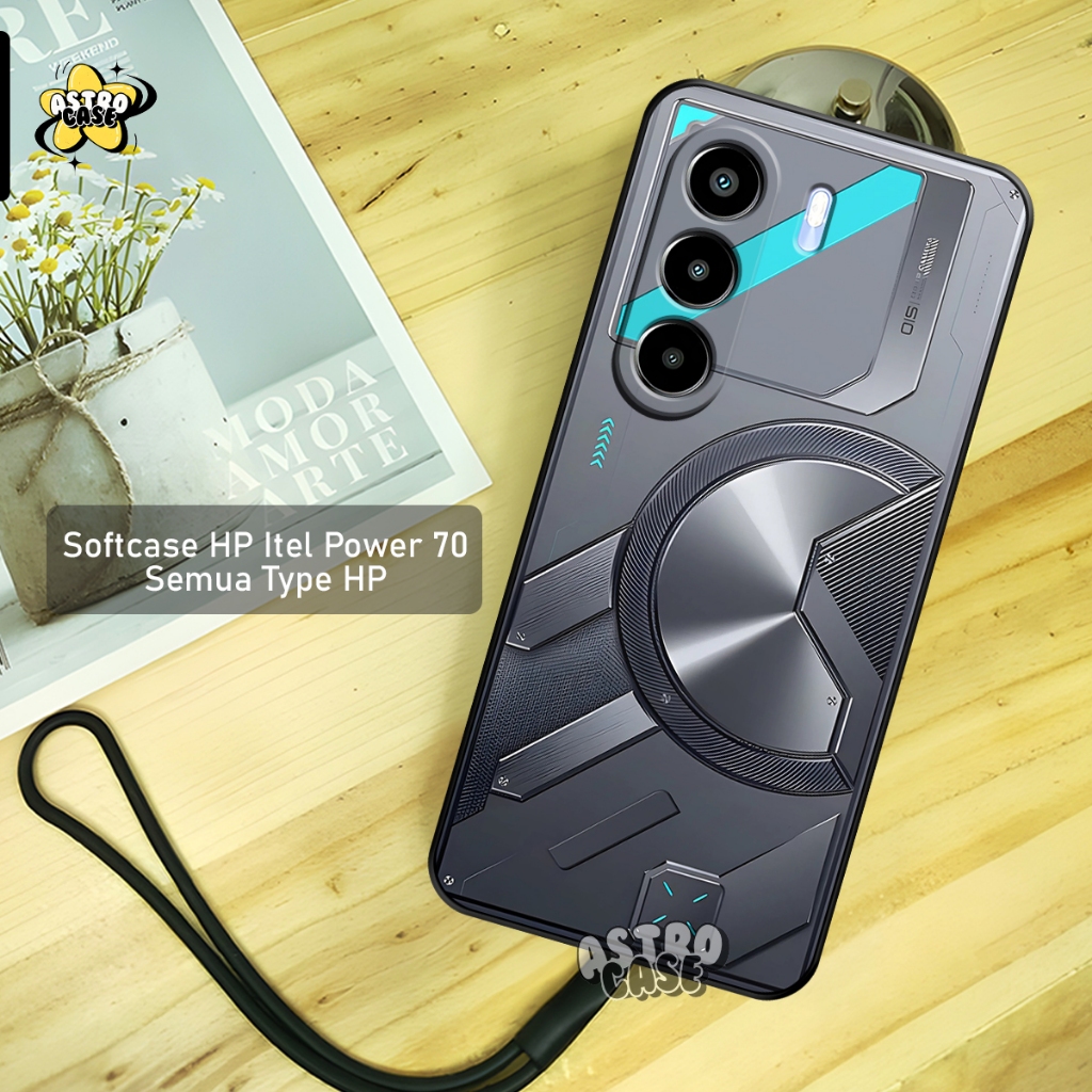 ITEL POWER 70 HP Case - ITEL P70 - Softcase Procamera Rubber Casing Silicone Fashion Case Geming Mot