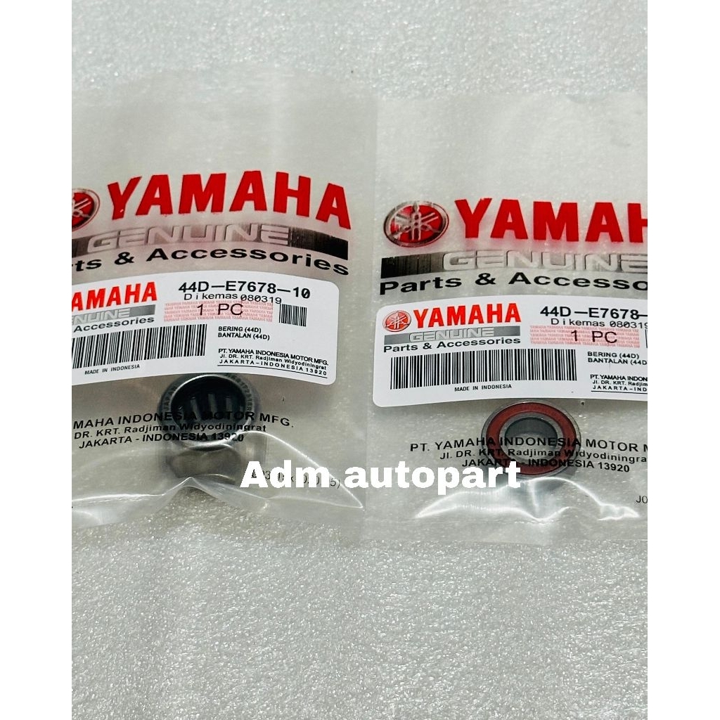 BEARING PULLY + BEARING NEEDLE 44D XEON RC INJECTION XEON GT 125 INJECTION ORIGINAL