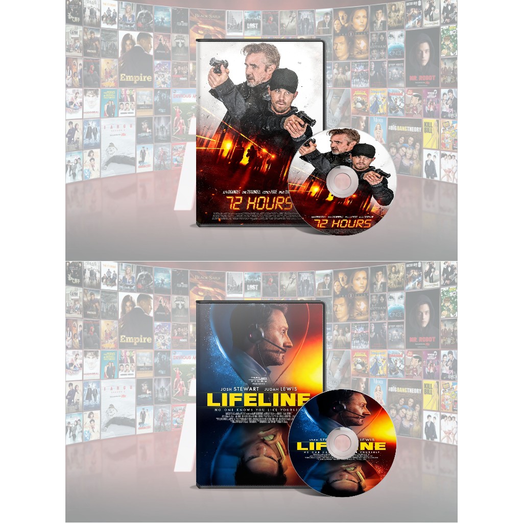 DVD 72 Hours (2024) + DVD Lifeline (2025)