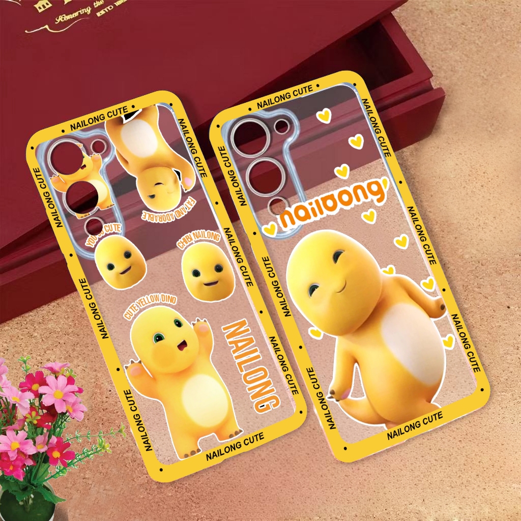 RY614 เคสใส Nailong Motif Vivo Y400 - Y04 Y04S Y19S Y19S GT Y29S 5G Y29 4g Y29 5g Y19 Alltype