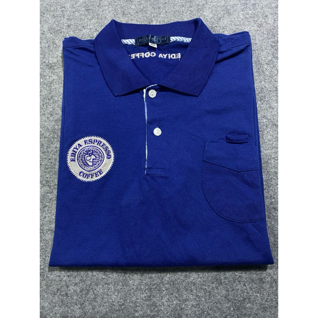 เสื้อยืด DY COFFEE BLUE COLLAR SIZE XL