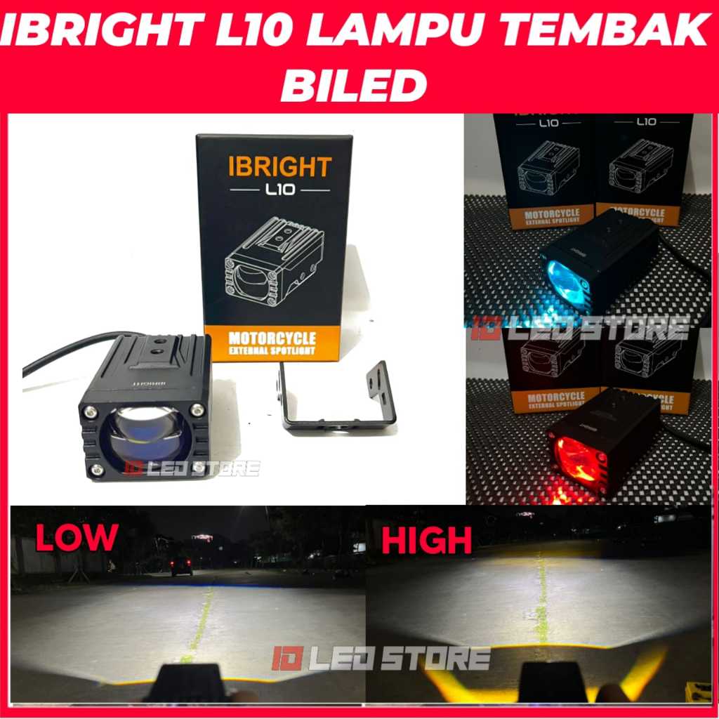 Bild L10 Ibright Cut Off เลนส์สีฟ้าแบนสีขาวสีเหลือง Plus Devil Eyes I1180