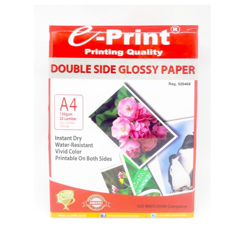 A4 180GSM SILKY E-PRINT PHOTO PAPER