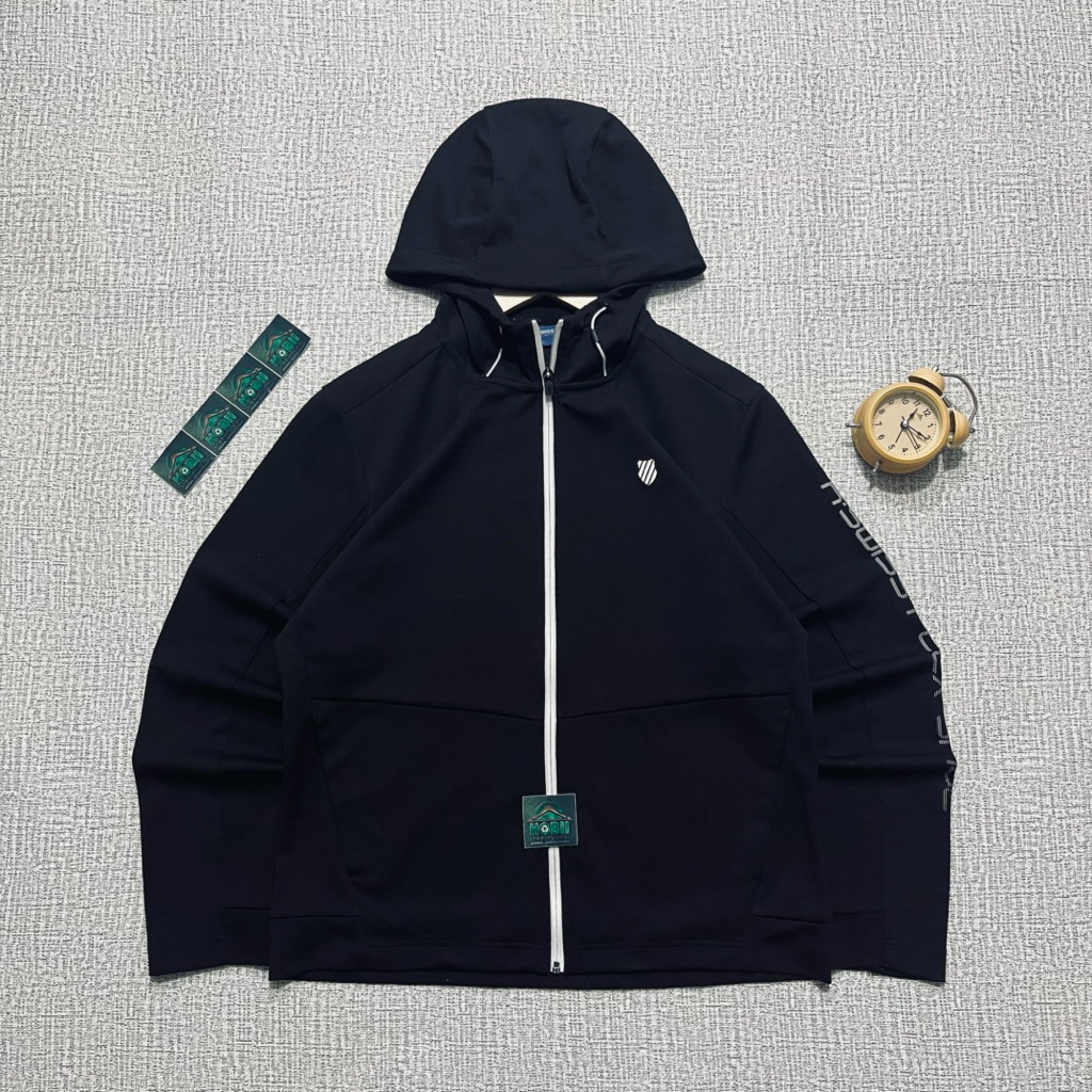 เสื้อฮู้ด K-Wiss Size M มือสอง Brand Original | สัดร้าย | เสื้อแจ็คเก็ต | เครื่องบินทิ้งระเบิด | Tra