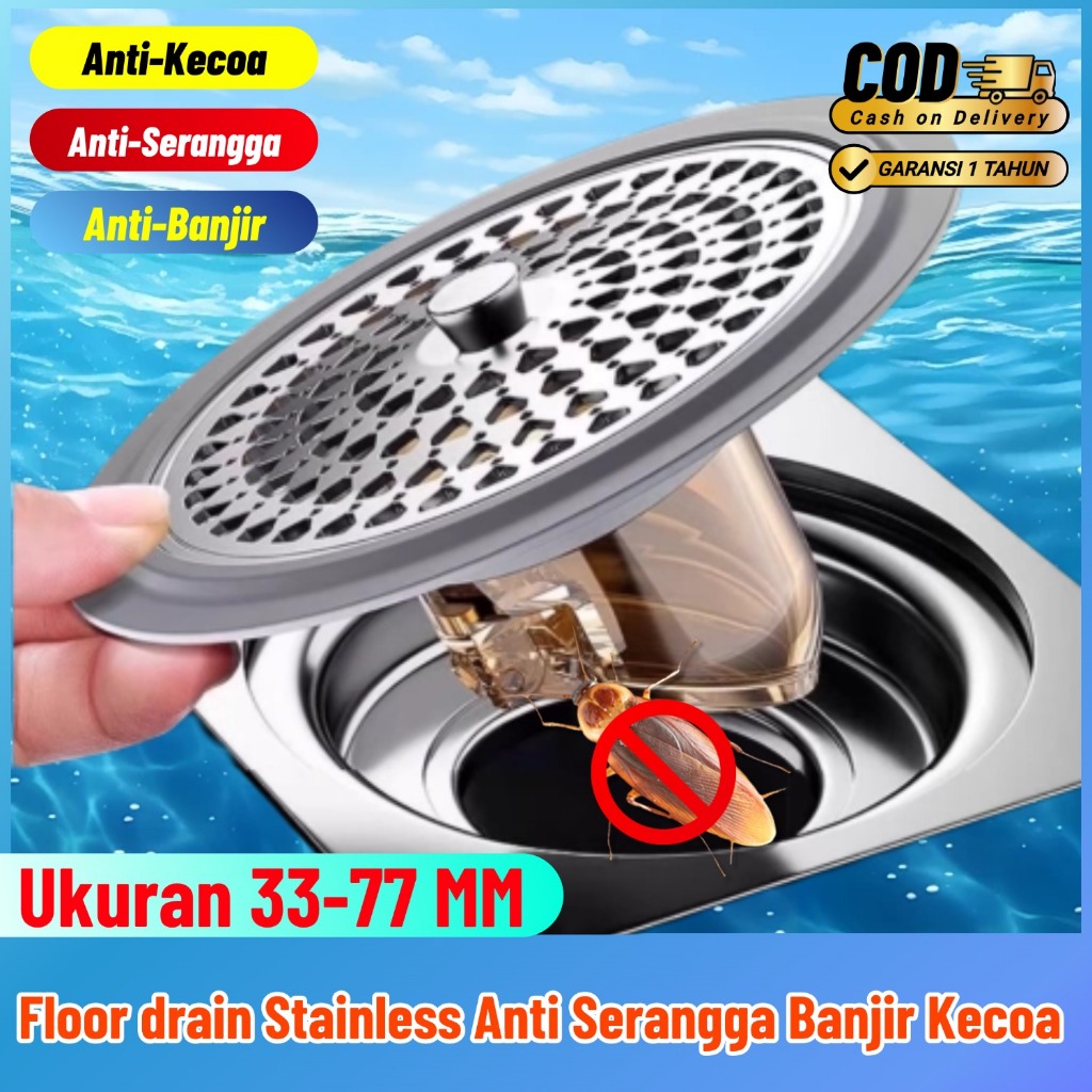 INTOSEA ท่อระบายน้ําชั้นสแตนเลส 304 ป้องกันแมลง Anti-Clog ห้องน้ํากรอง Anti-Bed Bugs และกลิ่นที่น่าร