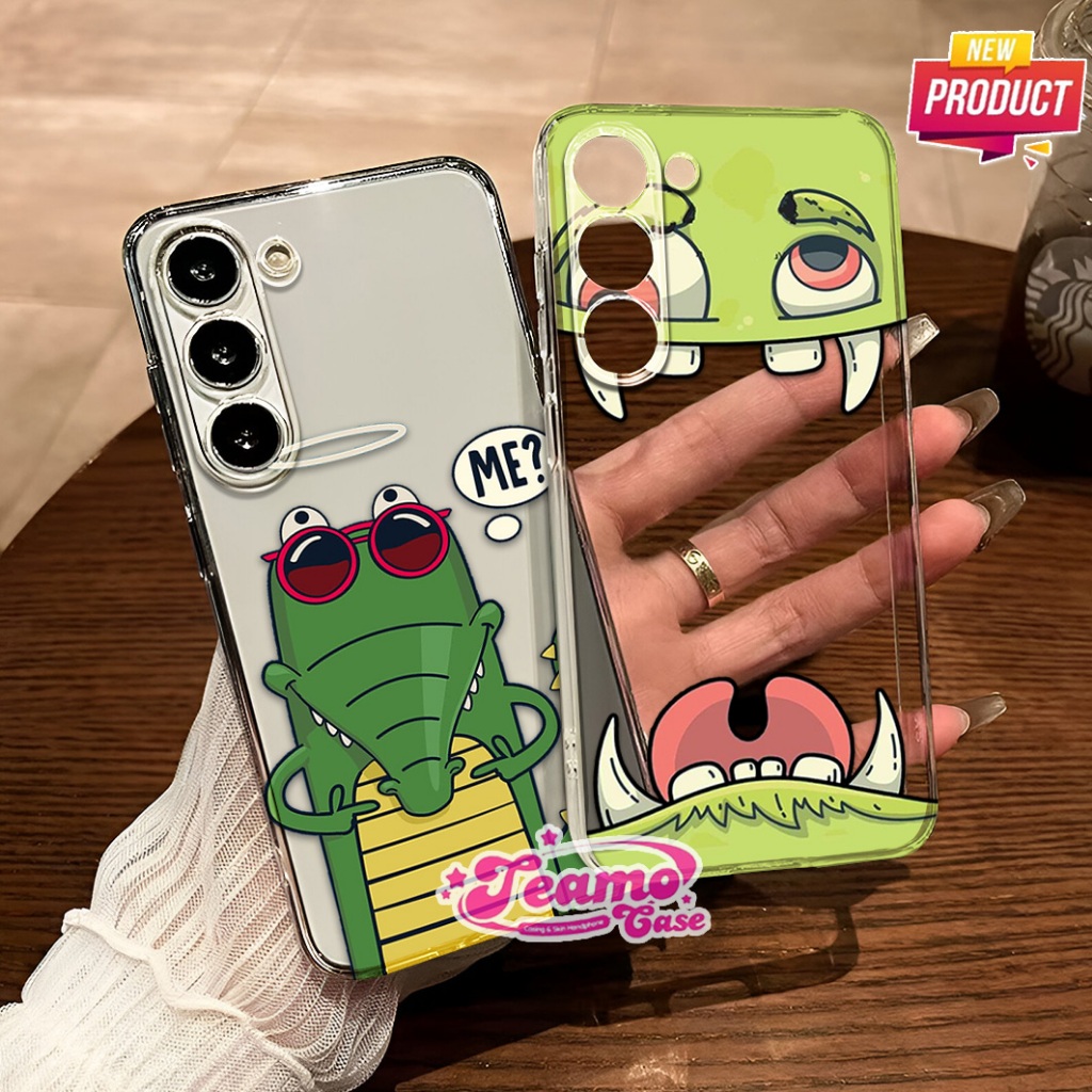 เคสใส GLOSSY สําหรับ ZENFONE MAX PRO M1 / MAX PRO M2 - การ์ตูนจระเข้ Motif - NGR33 - ระบบแชทประเภทอื
