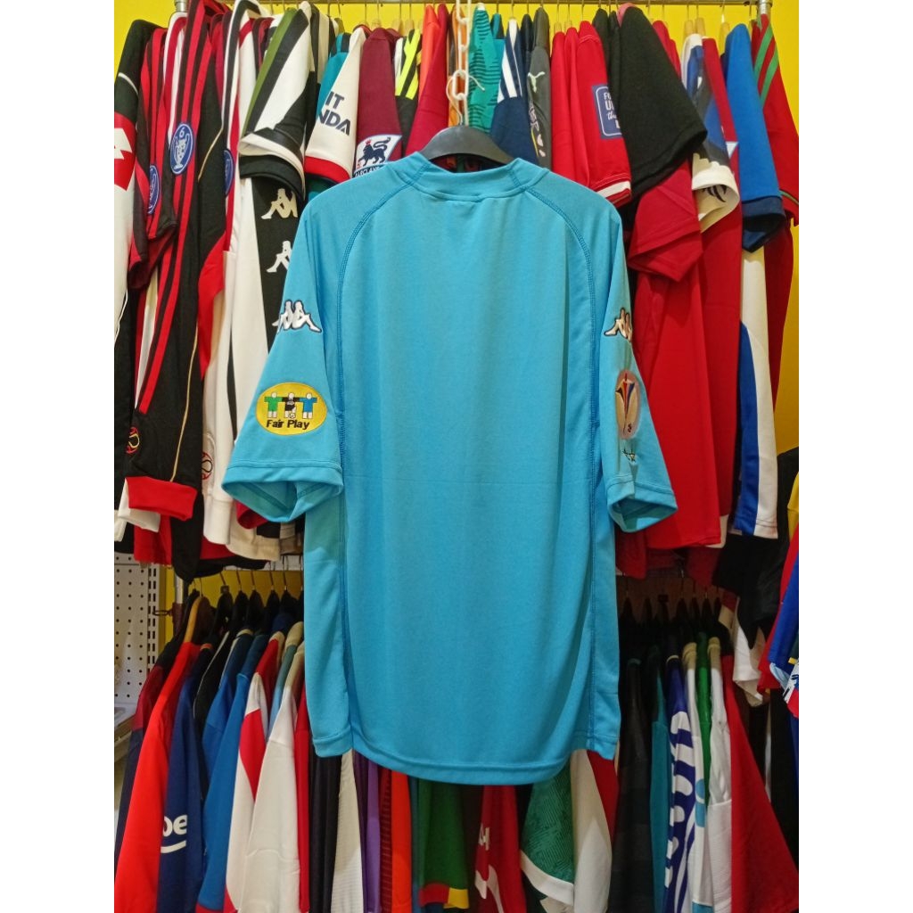 ITALY 2000 HOME FOOTBALL JERSEY LIGHT BLUE